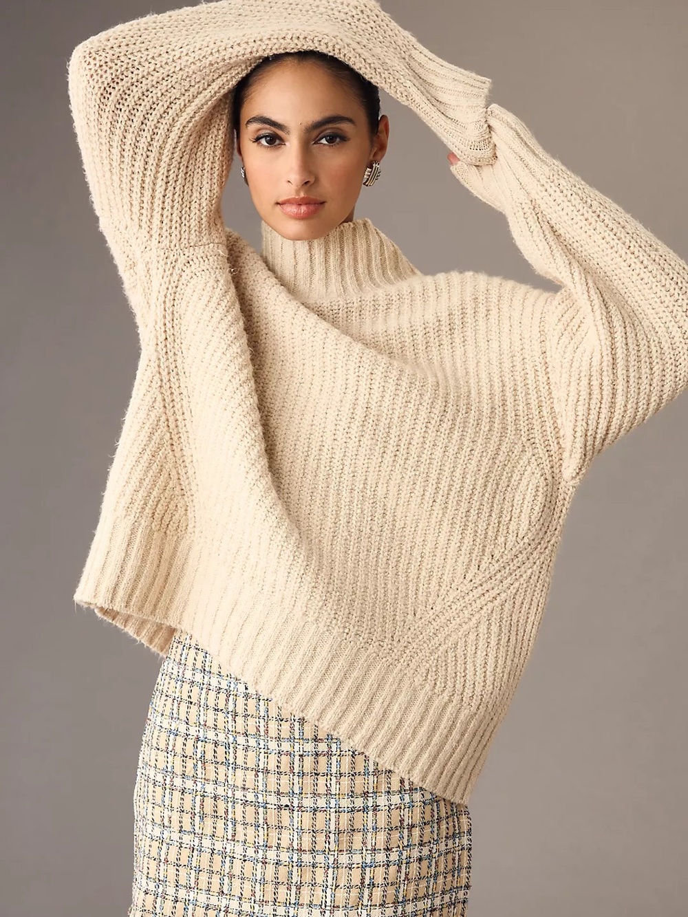 Anthropologie Maeve The Dakotah Oversized Turtleneck Sweater